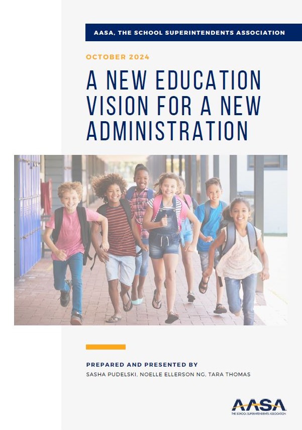 New Education Vision for 2025-29 Administration Report Cover