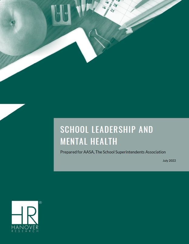 School Leadership and Mental Health Report Cover