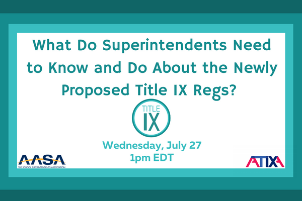 What Do Superintendents Need To Know And Do About The Newly Proposed ...