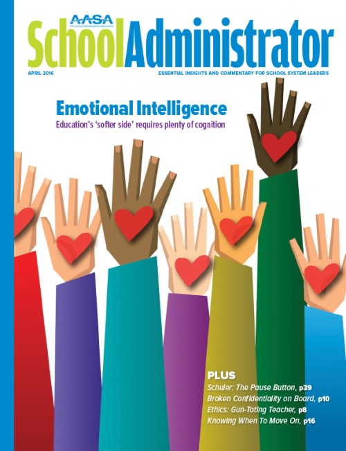 April 2016 School Administrator Cover
