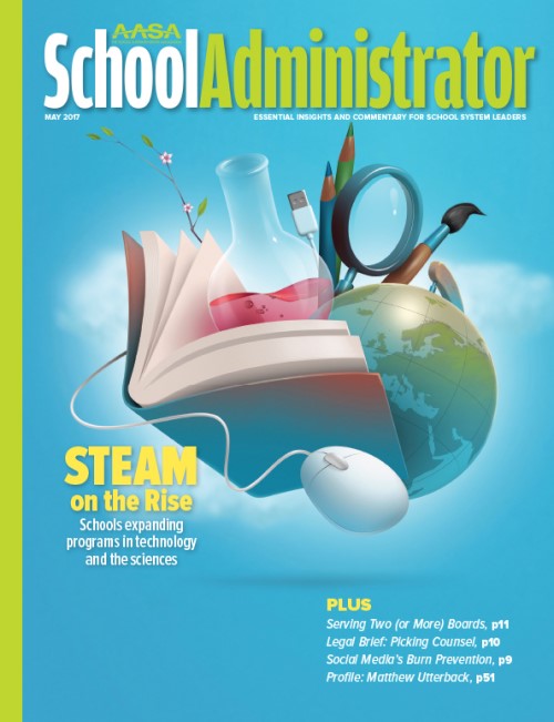 May 2017 School Administrator Cover