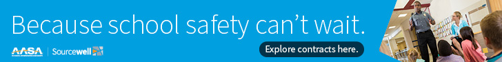 Sourcewell Q4 FY26 Blue Banner Because school safety cant wait. Explore contracts with Sourcewell.